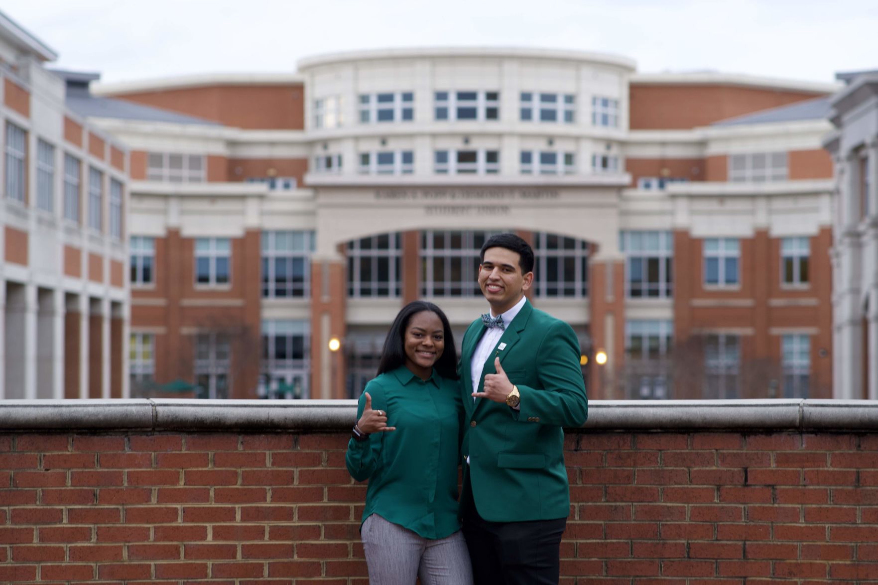 Photo of candidates Tahlieah Sampson and Vince Graham